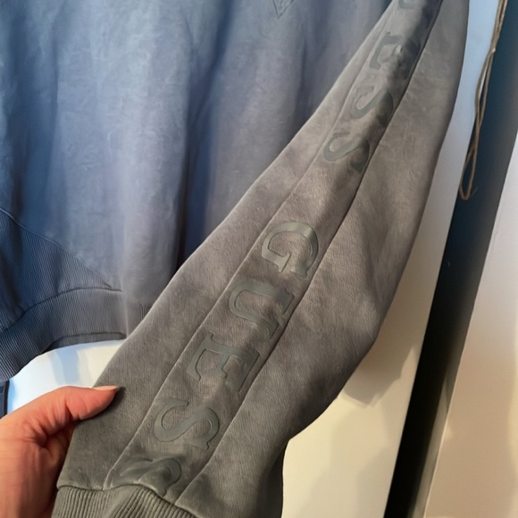 GUESS WOMENS PULLOVER SLATE GRAY SIZE XL - Picture 3 of 5